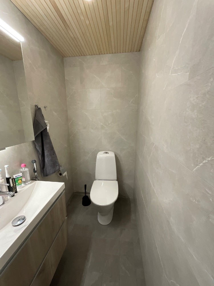 WC remontin jälkeen